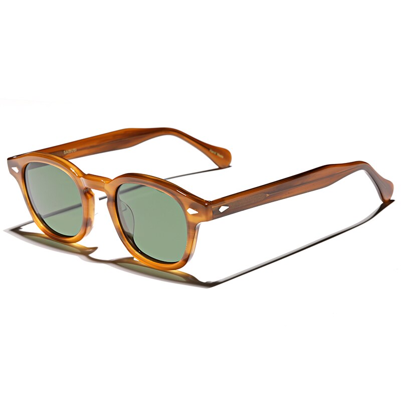 Retro polarized sunglasses men vintage classsics acetate outdoor driving eyewear woman SUN glasses - bertofonsi