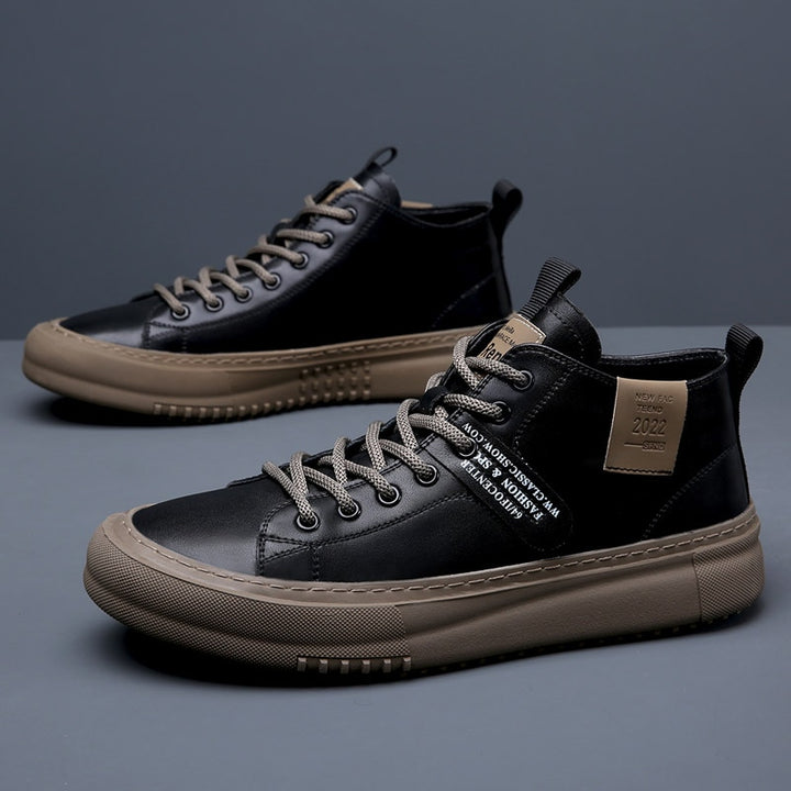 1 Leather Men Sneakers - bertofonsi