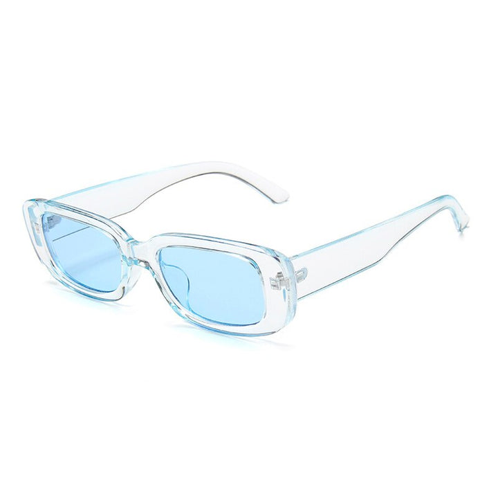 Retro Narrow Rectangle Vintage Sunglasses Women 2021 Brand Design Tortoise shell Frame Green Lens 90S Sun Glasses Shades S191 - bertofonsi