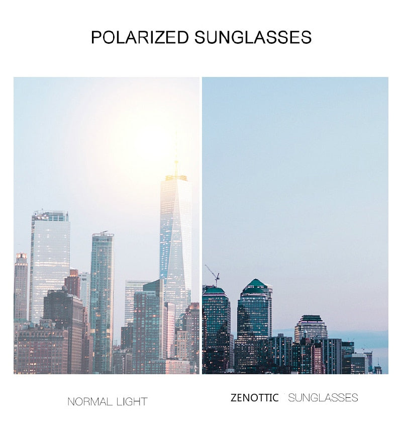 ZENOTTIC Metal Men Sunglasses Polarized UV400 Protection for Driving Fishing Hiking Golf Everyday Use - bertofonsi