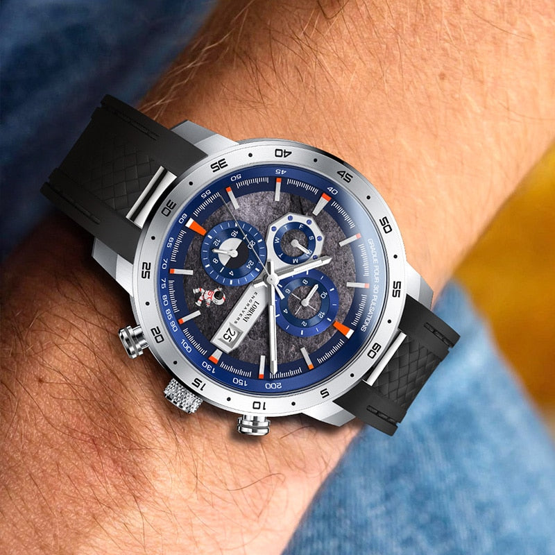 LOBINNI 2022 New Men's Sports Mechanical Watches Top Brand Sapphire Stainless Steel 50m Waterproof Luminous Clock Reloj Hombre - bertofonsi