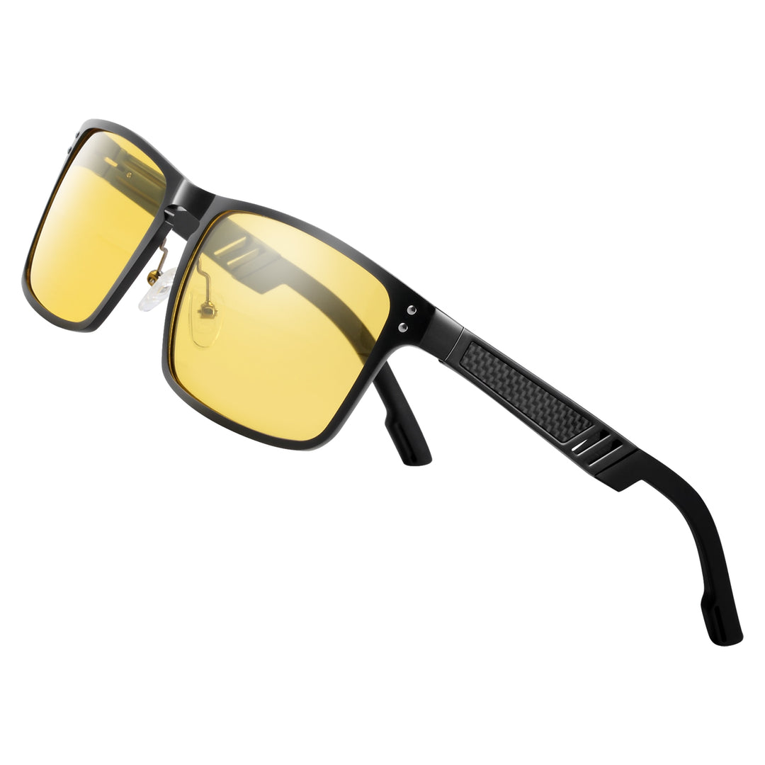 BARCUR Aluminium Magnesium Sunglasses Square Men Sunglasses Polarized Male Sun glasses Women  Sport Eyewear Oculos de sol - bertofonsi