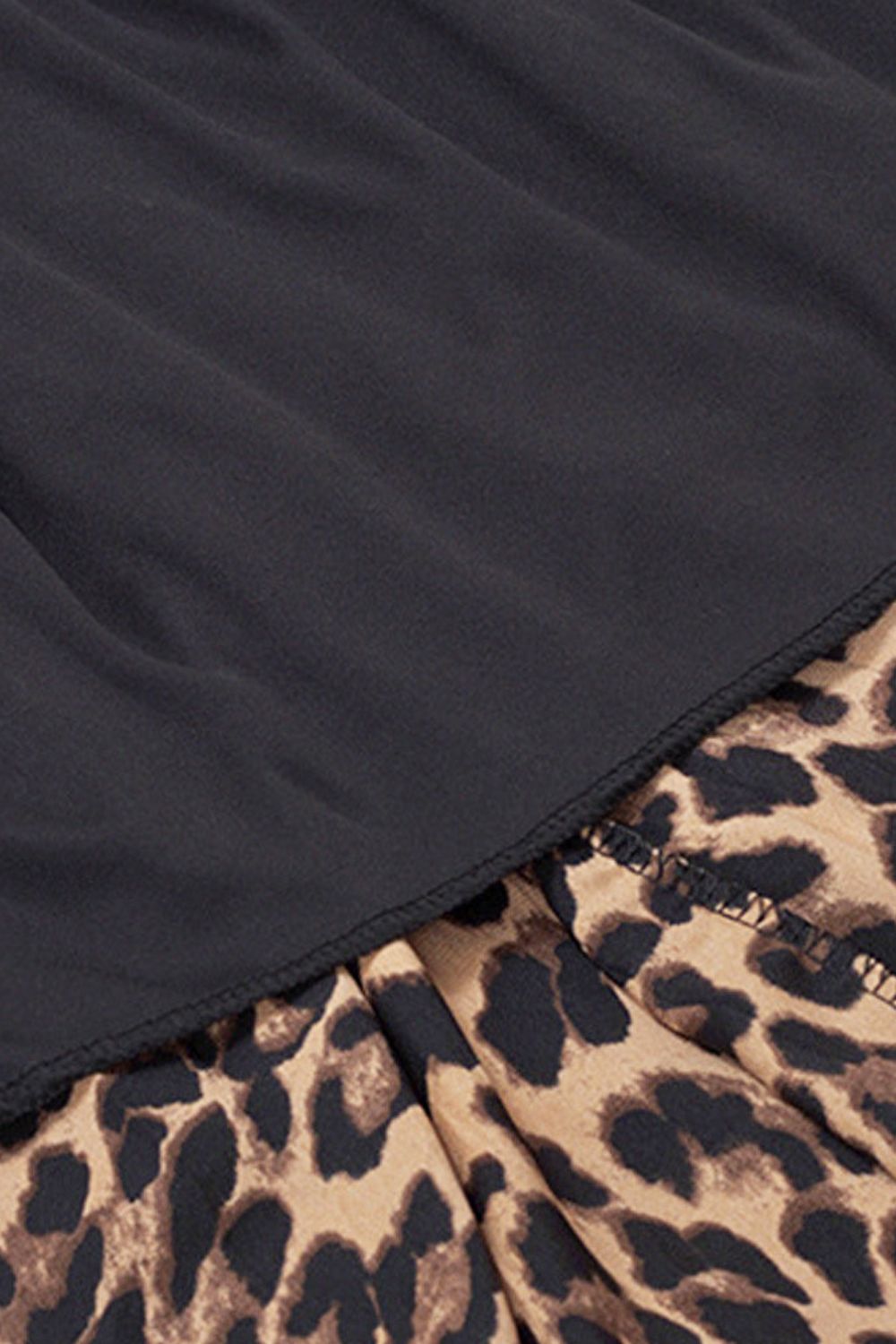 Plus Size Leopard Print Midi Skirt - bertofonsi