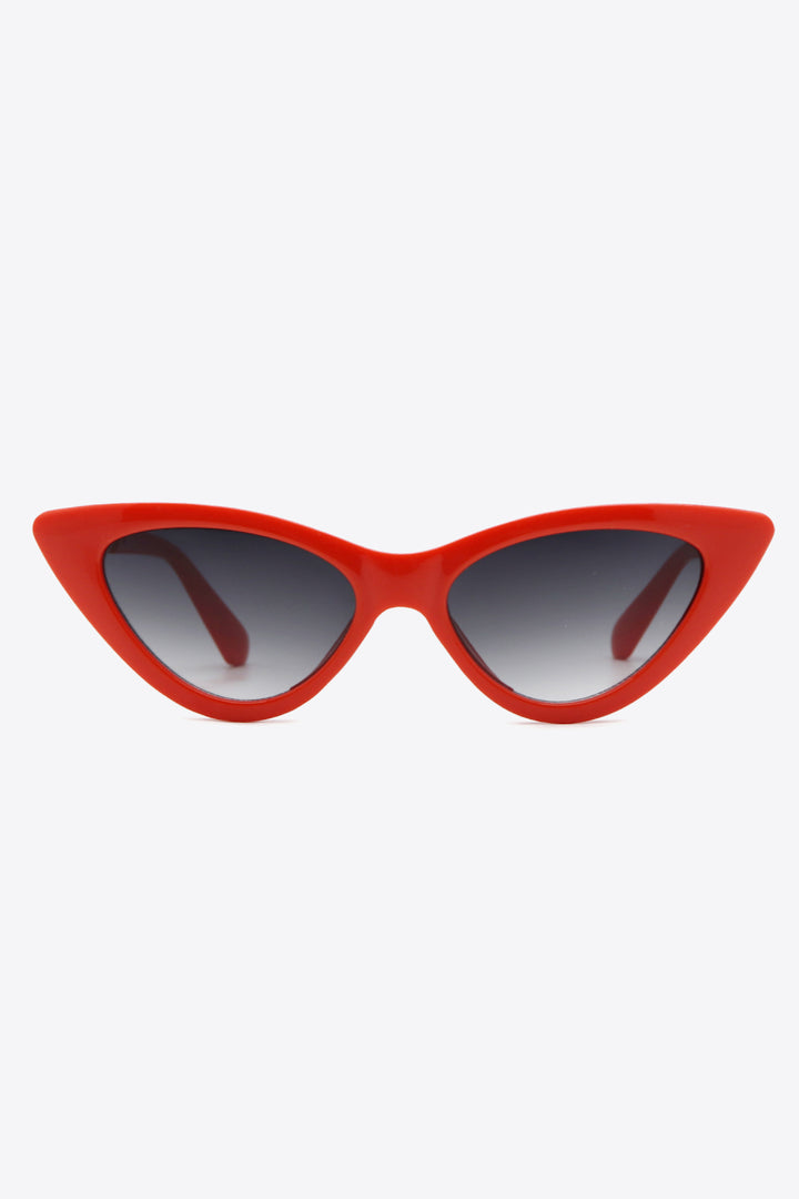 Chain Detail Cat-Eye Sunglasses - bertofonsi