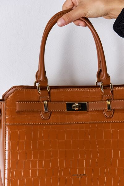David Jones Texture PU Leather Handbag - bertofonsi