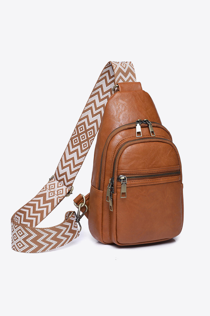 It's Your Time PU Leather Sling Bag - bertofonsi