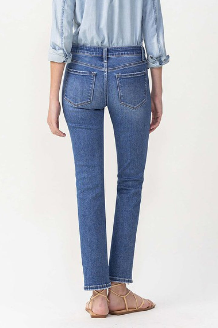 Lovervet Full Size Maggie Midrise Slim Ankle Straight Jeans - bertofonsi