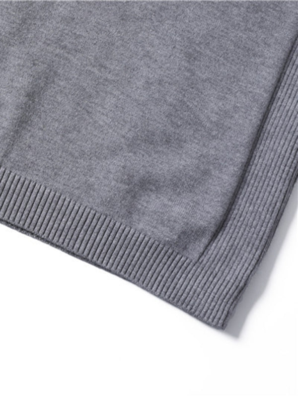 Turtleneck Men's Pullover Sweater Casual Knitwear - bertofonsi