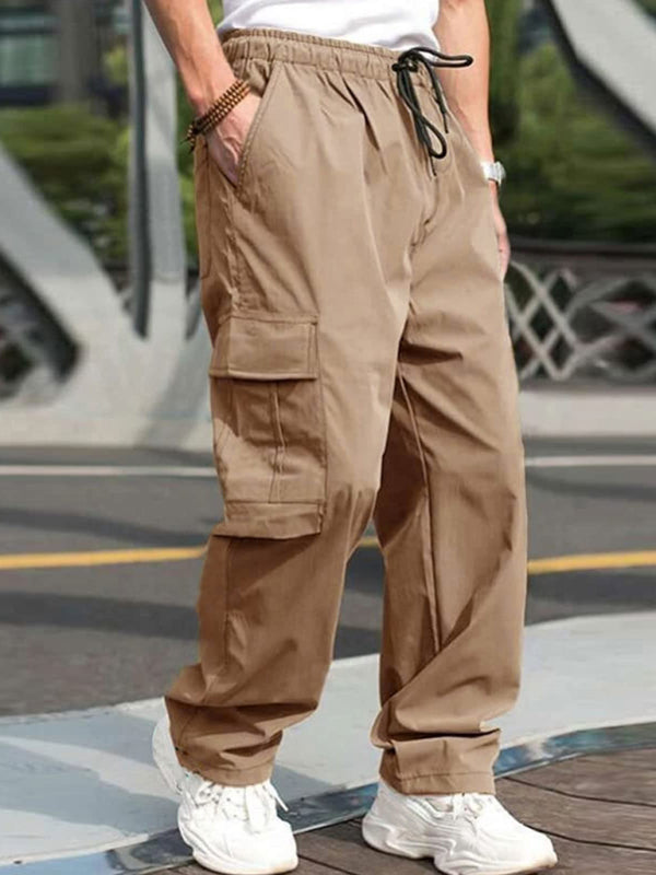 Men's loose straight casual trousers - bertofonsi
